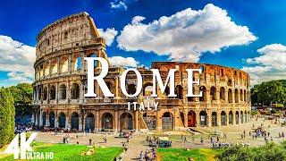 FLYING OVER ROME IN 4K UHD • Stunning Aerial Footage Scenic Relaxation Film with Calming Music