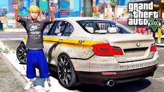 ГРИША ТАКСУЕТ НА BMW M5 F10  СКОЛЬКО ЗАРАБОТАЛ ? - ЖИЗНЬ ПЕРЕКУПА В GTA 5 ГАРВИН