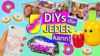 5 DIYS die JEDER machen kann  Einfache IDEEN zum nachmachen & verschenken DIY Inspiration deutsch