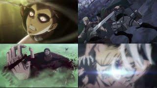 All Levi Ackerman vs Titan Shifter Scenes - Attack on Titan