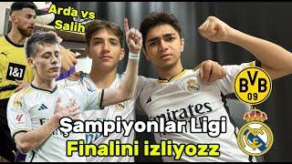 ARDA VS SALİH ŞAMPİYONLAR LİGİ FİNALİNİ İZLİYORUZ REAL MADRİD - BVB DORTMUND