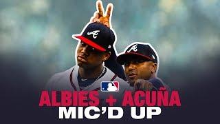 Hilarious Ronald Acuña Jr. and Ozzie Albies micd up at Spring Training game