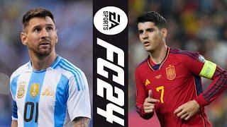 FC 24 - Argentina Vs Spain - Finalissima 2025  Ft. Messi Yamal  PS5™ 4K60