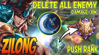 ZILONG INSANE DAMAGE BUILD DELETE ALL ENEMY - Zilong Best Build 2022  MLBB