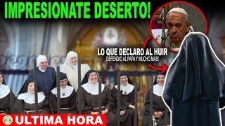 EN EXCLUSIVA UNA DE LAS MONJAS CLARISAS DESERTÓ DEFENDIÓ AL PAPA y el resto es IMPRESIONANTE