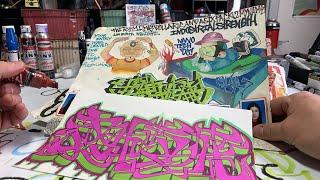 Vintage  Blackbook Graffiti with GR