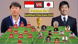 Adu Kuat Antar Lini  Indonesia vs Jepang Putaran  Ke 3 Kualifikasi Piala Dunia 2026 Zona Asia