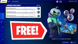 *CLAIM NOW* How to get the CHROME PUNK Skin for FREE in Fortnite