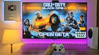 Call Of Duty Black Ops 6 Open Beta Xbox Series S 120FPS