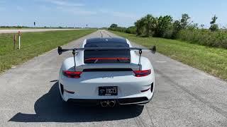 LOUD GT3RS Akrapovic exhaust launch control and revs