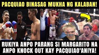 Pacquiao Binasag Muka ng Kalaban Rukiya Anpo Knock Out Parang si Margarito Pacquiao vs Anpo Fight