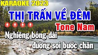 Thị Trấn Về Đêm Karaoke Tone Nam Nhạc Sống  Style Rumba Pro TH 3  Trọng Hiếu