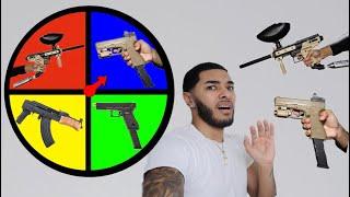 Spin The Wheel of Guns Challenge