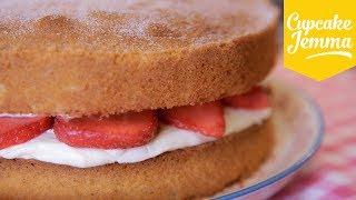 Classic Victoria Sponge Cake Recipe  Cupcake Jemma