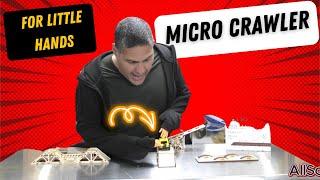 Little hands make everything seem BIGGER micro crawler.             #viral #viralvideo #trending