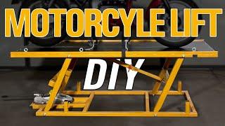 Ultimate DIY Motorcycle Lift Build #diy #freeplans