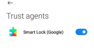 how to disable google smart lock in mi  xiaomi redmi phone