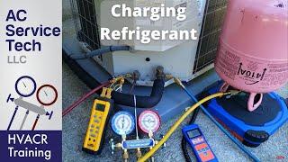 Charging R-410A Refrigerant into an Air Conditioner Pressures Temps Tips