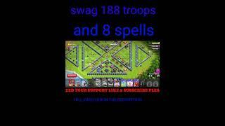 new townhall 15 magic challenge swag 188 troops and 8 spells @ClashOfClans @JudoSloth