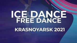 Celina FRADJI  Jean-Hans FOURNEAUX FRA  Ice Dance Free Dance  Krasnoyarsk Week 4 #JGPFigure