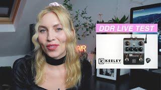 Drive - Reverb - Delay DDR by Keeley guitar pedal LIVE TEST