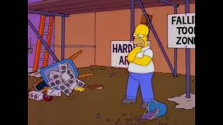 The Simpsons - Homer tries to injure himself