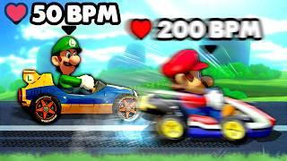 Mario Kart but My Heart Rate Controls My Game Speed