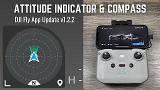 DJI Fly App Attitude Indicator & Compass Overview