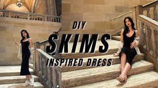 DIY SKIMS inspired Bodycon Dress - free sewing pattern with sewing tutorial