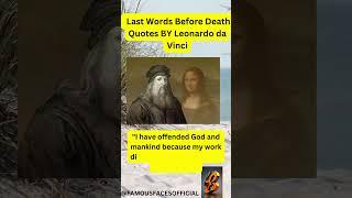 Last Word by Leonardo da Vinci @FamousFacesOfficialChannel