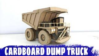 How To Make Cardboard  Dump Truck  Cardboard Dump Truck  Very Simple DIY