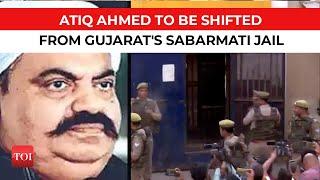 Video shows UP Police taking Atiq Ahmed to Prayagraj jail from Gujarats Sabarmati Jail