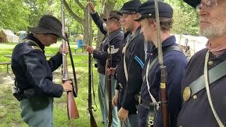 Battle of Old Bradford Civil War  Reenactment & encampment at Nashua Iowa