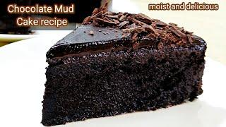 Chocolate mud cake recipe  how to make moist chocolate cake  ASMR