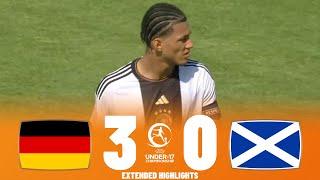 Germany vs Scotland  Highlights  U17 European Championship 23-05-2023