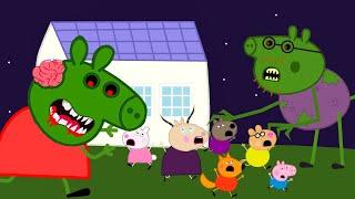 Zombie Apocalypse Zombies Appear At Museum‍️  Peppa Pig Funny Animation