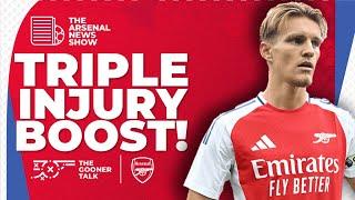 The Arsenal News Show EP494 Injury Updates North London Derby Odegaard Jesus Calafiori & More