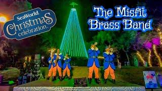 The Misfit Brass Band At SeaWorld San Antonio During Christmas Celebrations 2022