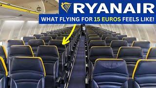 THE 15 EURO AIRPLANE SEAT  TRIP REPORT  RYANAIR Malaga - Palma Mallorca 737-800 ECONOMY CLASS