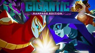 Gigantic Rampage Edition Геймплей МОБА Первый взгляд