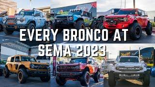 EVERY Bronco at SEMA 2023  SEMA 2023  Bronco Nation