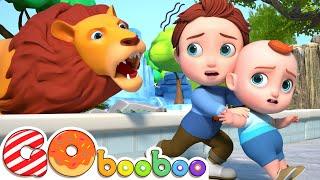 Lets Go To The Zoo  Learn Animals for Kids  GoBooBoo Nursery Rhymes & Kids Songs