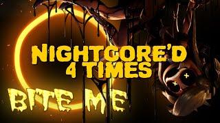 BITE ME「Nightcore⁴」by AJ DiSpirito ft. Zephyrianna Nightcored again AGAIN *AGAIN*  λngelPlayz