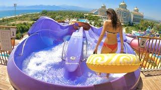 Delphin BE Grand Resort in Antalya Türkiye Aquapark + Restaurant & Hotel Tour