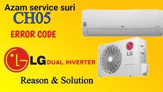 LG dual inverter AC CH05 error how to solve. #LG #pcb #azamservice #suri #acservice #water #leakage