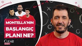 Türkiye Montellanın Ana Planı Arda Nerede Oynar? Stoper Sorunu  EURO 2024 Katenaçyo #1