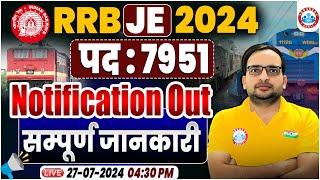 RRB JE 2024 Notification  RRB JE Eligibility Age Limit Syllabus Salary By Ankit Bhati Sir