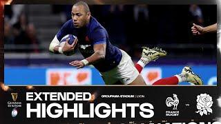 WHAT A GAME   EXTENDED HIGHLIGHTS  FRANCE V ENGLAND  2024 GUINNESS MENS SIX NATIONS RUGBY