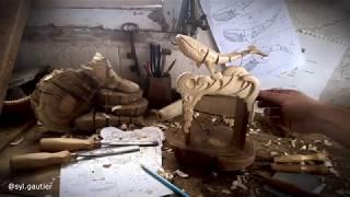 Wooden whale automaton - Wooden Migaloo #2 -