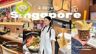 SINGAPORE VLOG ️ MUST VISIT hawker centres restaurants aesthetic cafes & other gems  engindo